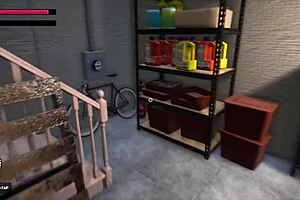 Complete gameplay where stepmom gets stuck in the washing machine