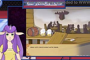 Azula showers in Avatar's Four Elements Trainer, her muscular body rough and pregnant with desire.