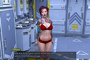 stranded in space, big tits milf wants to talk