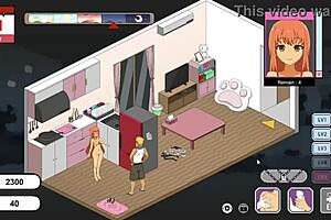 i'm playing hentai game handyman legend part 2, watching another cheating wife with big boobs get fucked