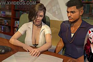 Steps of debauchery 21 - sexy college student in white stockings