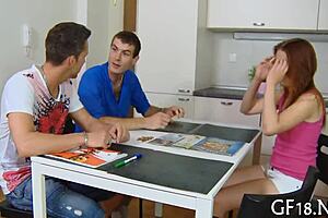 hey, wanna watch this cute chick spread her legs for me?