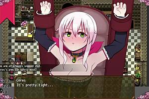 i watch the cute petite girl cum on big cock in hentai game