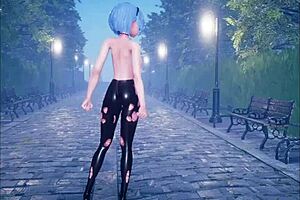 i watch this cute anime girl dance and get fucked part 2