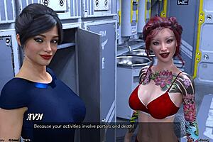 stranded in space, big tits milf wants to talk