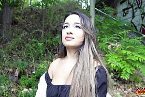 i can't believe i banged tiny latina munequita enfadada in berlin casting