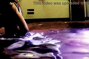 Hot Tub Encounter With A Stranger In A Relaxing Bath Setting