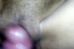 Crossdresser Ejaculates On Big-Assed Latina Buttocks