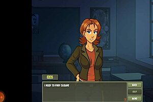 witch hunter p5 fights magic monster half female half scorpion in boobs challenge