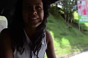 Sex-Crazed Latina Guerrillas Have Their Way With A Captured Male's Big Cock.