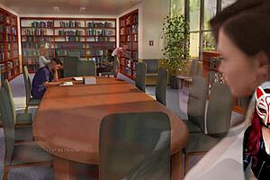 Steps of debauchery 21 - sexy college student in white stockings