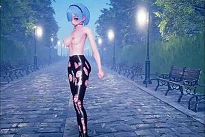 i watch this cute anime girl dance and get fucked part 2