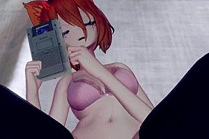 Roleplay With Cute Anime Girl Playing Games