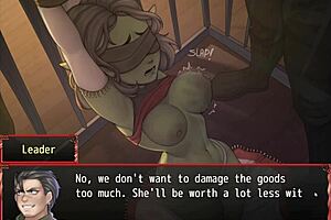 Saving cute goblin girl from BDSM in harem hentai ep 8!