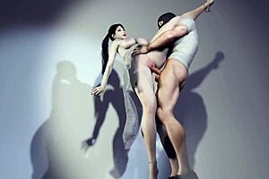 picking flowers in this cute anime scene with hentai vibes