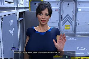 stranded in space, big tits milf wants to talk