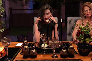 Life in Santa County part 12 shows blonde babe with monster cock.