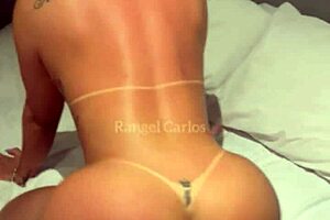 Slut's Ass Bounces During Intense Assfucking and Cumshot