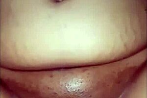 Ebony fat milf gets fucked by white lesbian using strapon in amateur homemade video