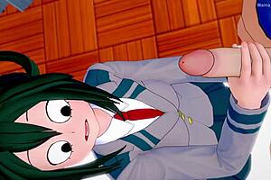 Froppy En Su Uniforme Escolar Visita La Enfermería Para Correr Unas Pajas Versión Adulta