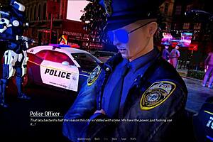 A traveler explores the harem hotel game