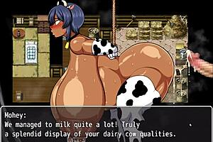 Tanned Girl Natsuki Hentai Game Ep 40 Milking Machine Made Her Pregnant Pussy Squirt Multiple Times!