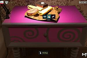 In the men's toilet, he inserts his cock into her pussy