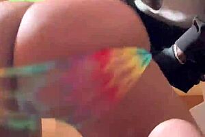 Ebony Cosplay Babe Twerking Big Ass For Clown