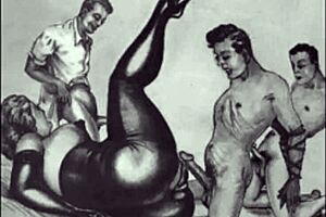 discover the alphabet in a naughty vintage comic