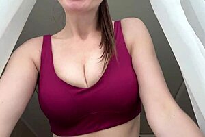 Creampie while rubbing stepmoms pussy through panties she wishes me happy birthday