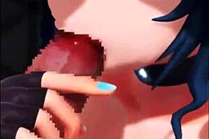 Hey, check this wild cartoon striptease with ripped clothes! So hot! 🔥