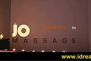 Detailed Massage Session In Bedroom Setting