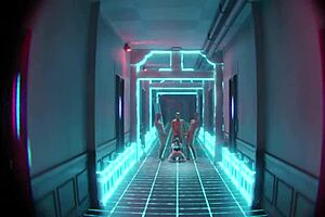 kiriko gets face fucked and bent over in a gangbang