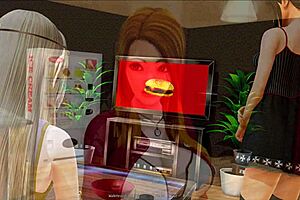 A traveler explores the harem hotel game