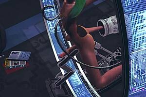 Smash into 3D Yaoi Femboy Ash on a Wild Sex Machine Ride