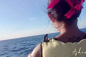 Filling Pussy With Cum On Jet Ski!