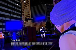 A traveler explores the harem hotel game