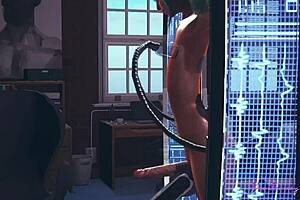 Smash into 3D Yaoi Femboy Ash on a Wild Sex Machine Ride