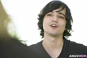 Ricky Spanish Bursts Huge Cum Load On MILF Stepmom Lilly James During Anal And Blowjob