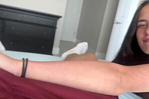 Prove Skills with 18+ Step Sister Daisy Phoenix in POV Riding