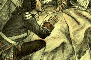 vintage erotic drawings hint at retro anime hentai fantasies with antique charm