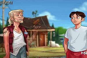 Summertimesaga E2 36 - Barn Shakes with Wild Uncensored Hentai Big Ass Action