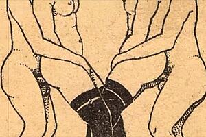 discover the alphabet in a naughty vintage comic