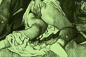 Vintage Erotic Illustration, OH MY GOD, So Hot!
