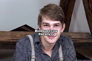 Hot gay blowjob with intense cock sucking action