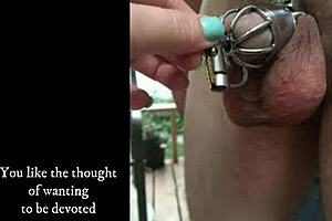 Old man's penis becomes wife's property in chastity hypnosis