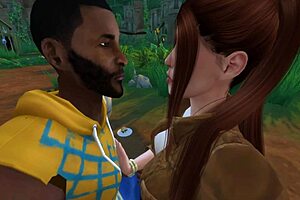 Man, I’m lovin’ black guy bangin’ Lara Croft in jungle!