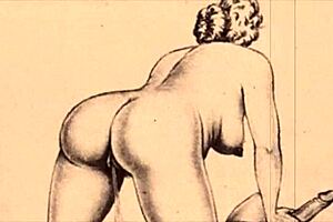 Vintage Erotic Drawings in Retro Comics