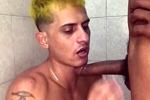 sneaky twink sucked off a guy from the field through my secret gloryhole.