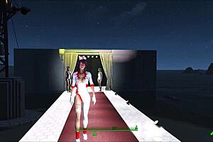 fallout 4 fashion inspired by cyberpunk 2077 styles